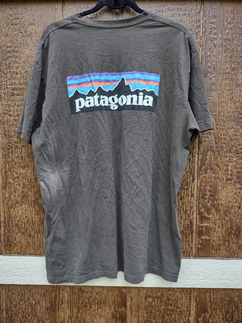 Patagonia Men's XL Brown Logo Graphic Tee